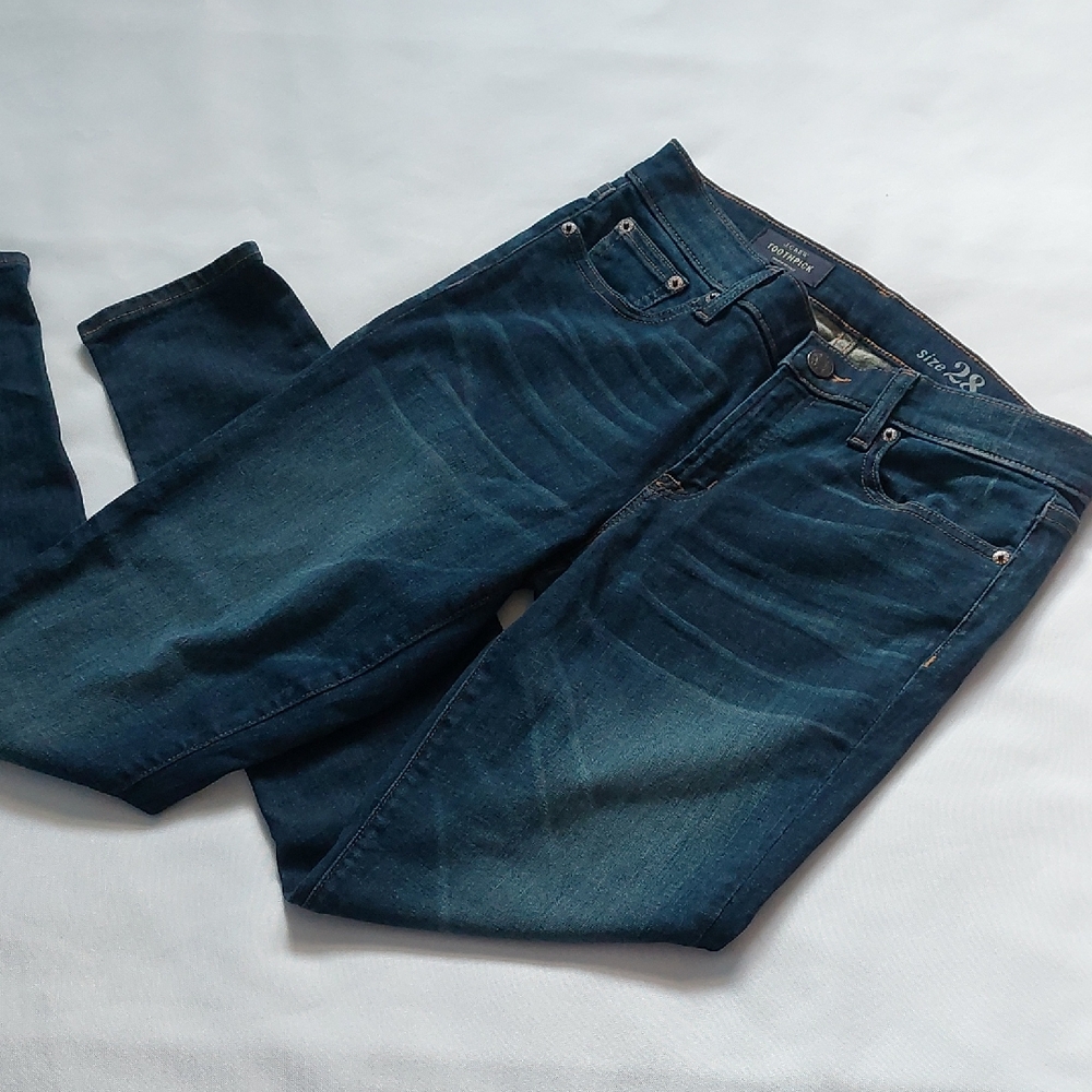 J. Crew Toothpick Womens Dark Blue Skinny‎ Jeans Size 28